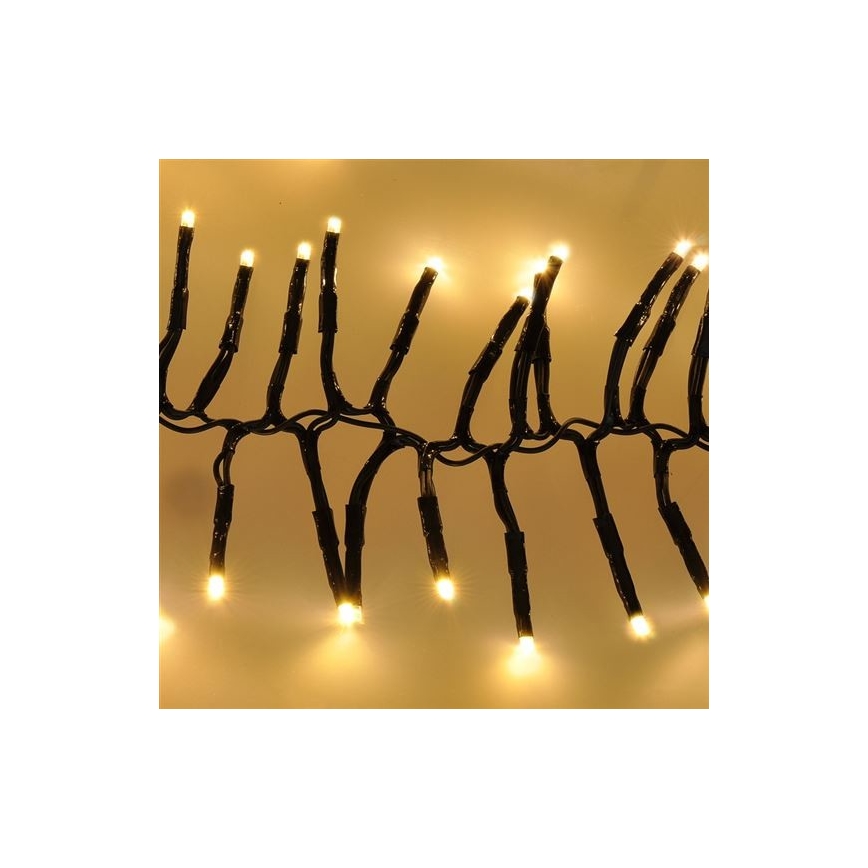 LED utomhus julkedja  576xLED/8 funktioner 8m IP44 varm vit  + fjärrkontroll
