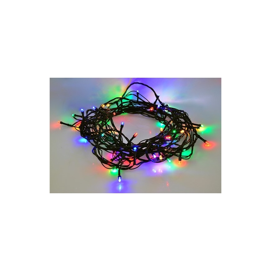 LED utomhus julkedja  50xLED/8 funktioner 8m IP44 flerfärgade