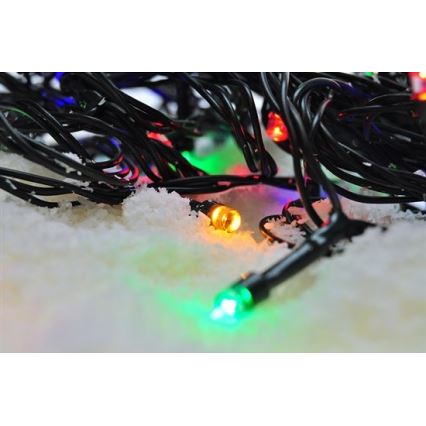 LED utomhus julkedja  50xLED/8 funktioner 8m IP44 flerfärgade