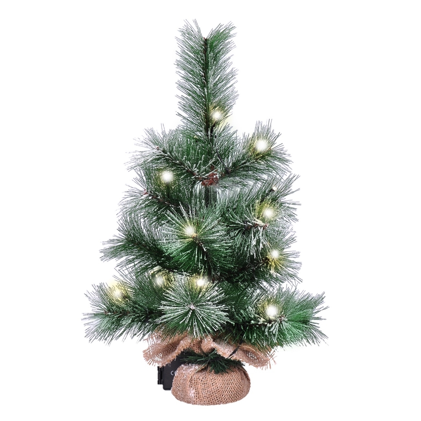 LED utomhus juldekoration  15xLED/3xAA träd IP44