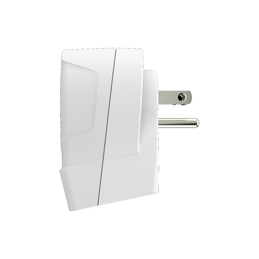 Reseadapter  diameter  USA 230V + 2x USB port