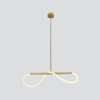 SUPREME LED-hänglampa med 22W/230V, 100 cm i guld