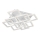 Surface-mounted ljuskrona 9xLED/20W/230V vit