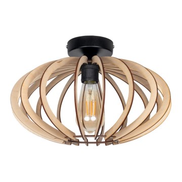 Surface-mounted ljuskrona EARTH 1xE27/60W/230V svart/beige