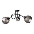 Surface-mounted takkrona  RIN 3xE27/60W/230V svart
