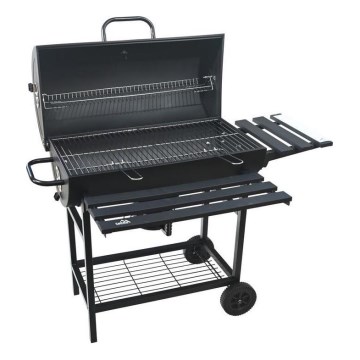 Svart kolgrill