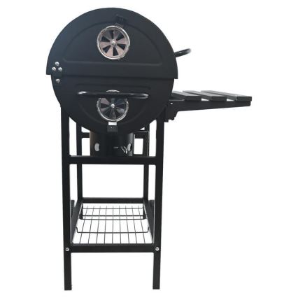 Svart kolgrill