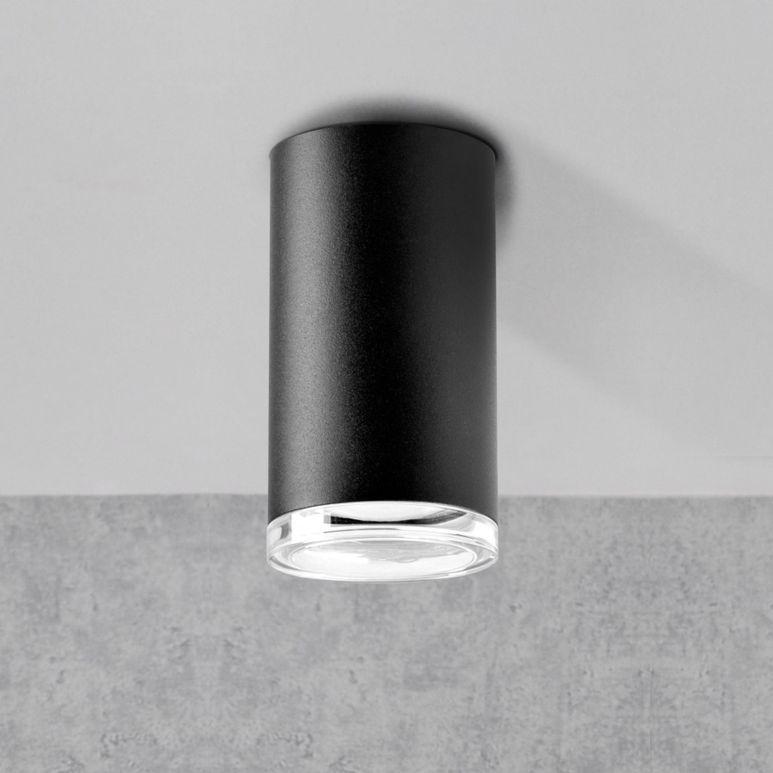 Світильник для ванної LED RGBW з регулюванням яскравості TURYN 1xGU10/6,5W/230V 2700-6500K Wi-Fi IP44 чорний