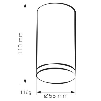 Світильник для ванної LED RGBW з регулюванням яскравості TURYN 1xGU10/6,5W/230V 2700-6500K Wi-Fi IP44 чорний