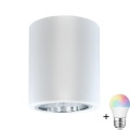 Світильник настінний LED RGBW JUPITER 1xE27/6,5W/230V 2700-6500K Wi-Fi діаметром 9,8 см білий