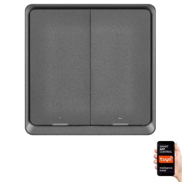 Switch 2-knapp GoSmart Tuya svart
