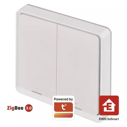 Switch 2-knapp GoSmart Tuya vit