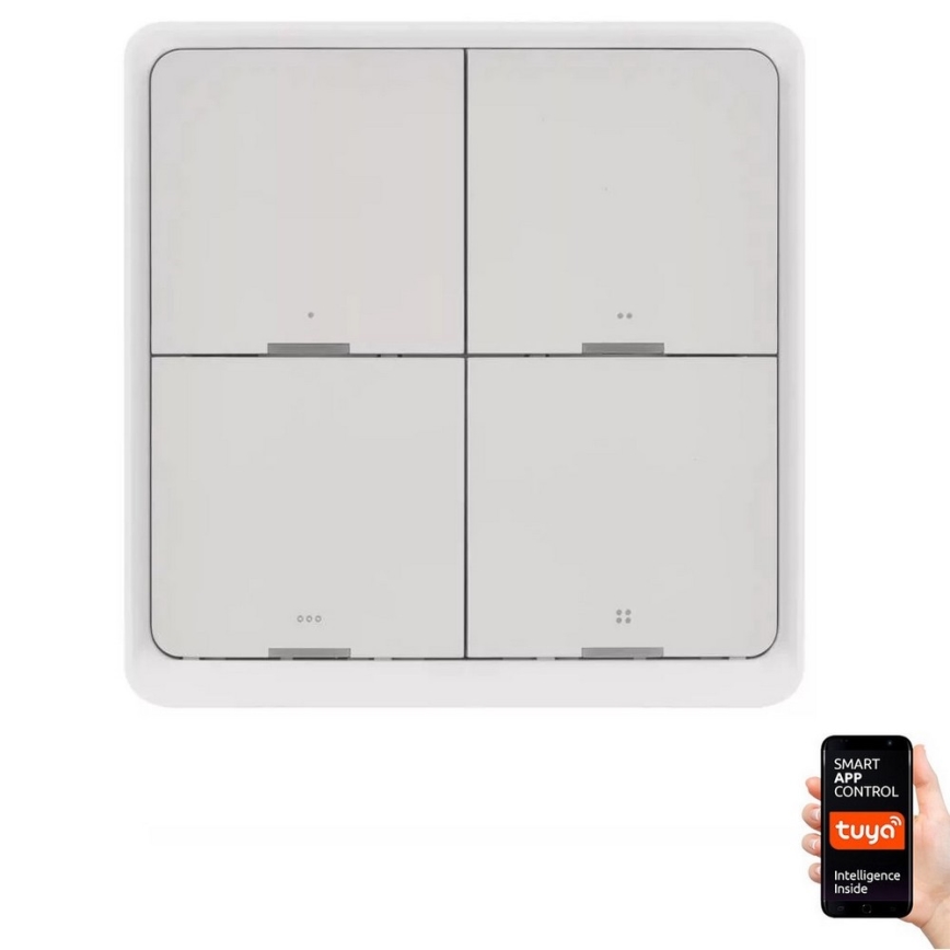 Switch 4-knapp GoSmart Tuya vit