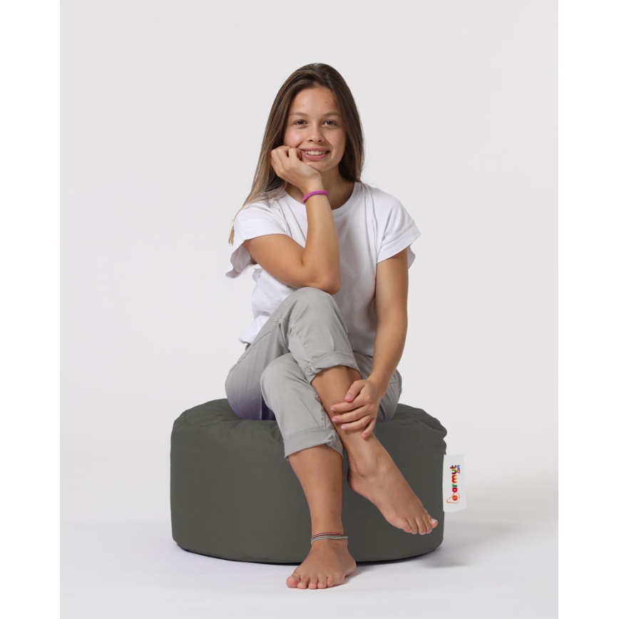 Taburett 55 cm grå