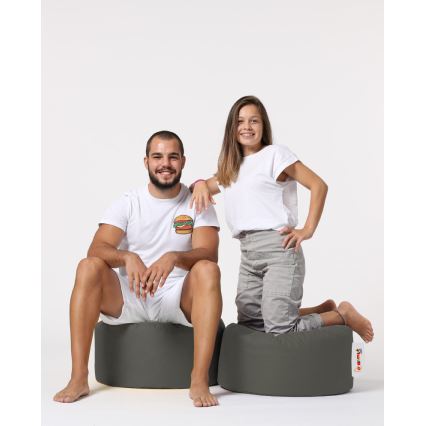 Taburett 55 cm grå