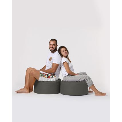 Taburett 55 cm grå