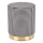 Taburett ARUNA diameter 36 cm vit/svart/guld
