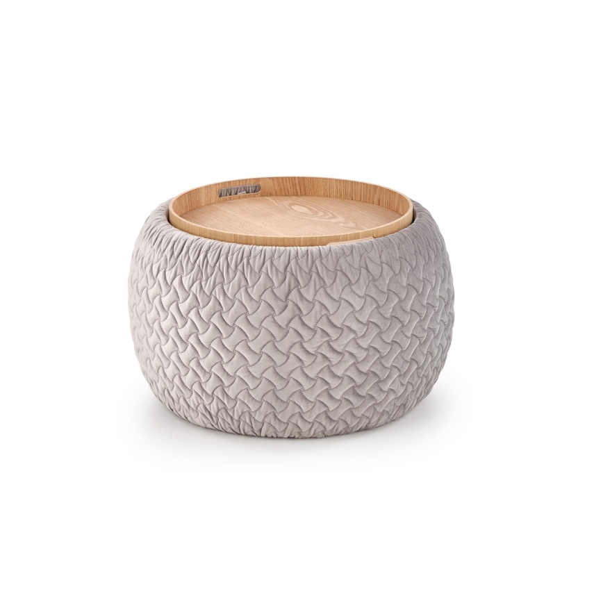 Taburett BONO diameter 54 cm grå