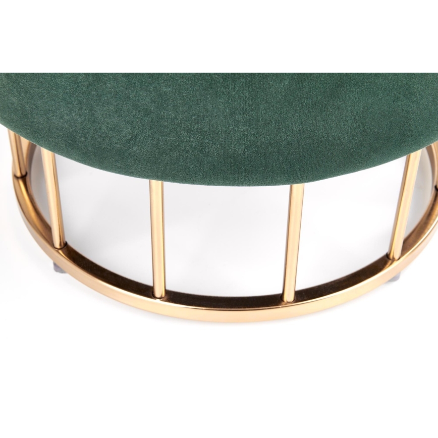 Taburett MINTY diameter 37 cm grön/guld