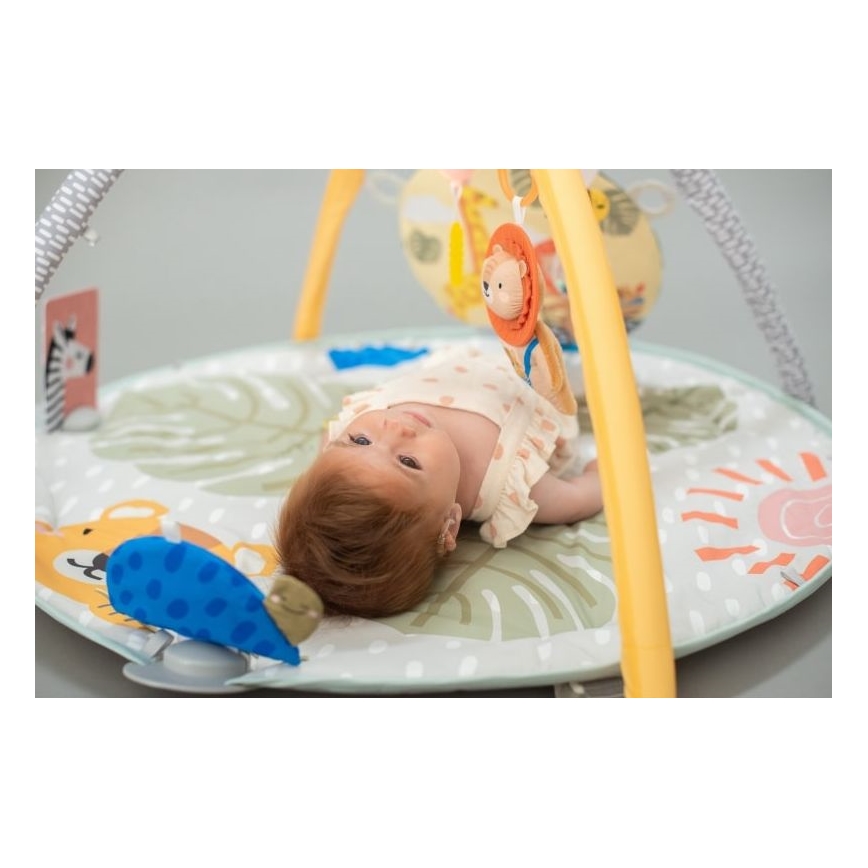 Taf Toys - Lekmatta för barn med trapets savann 2xAAA