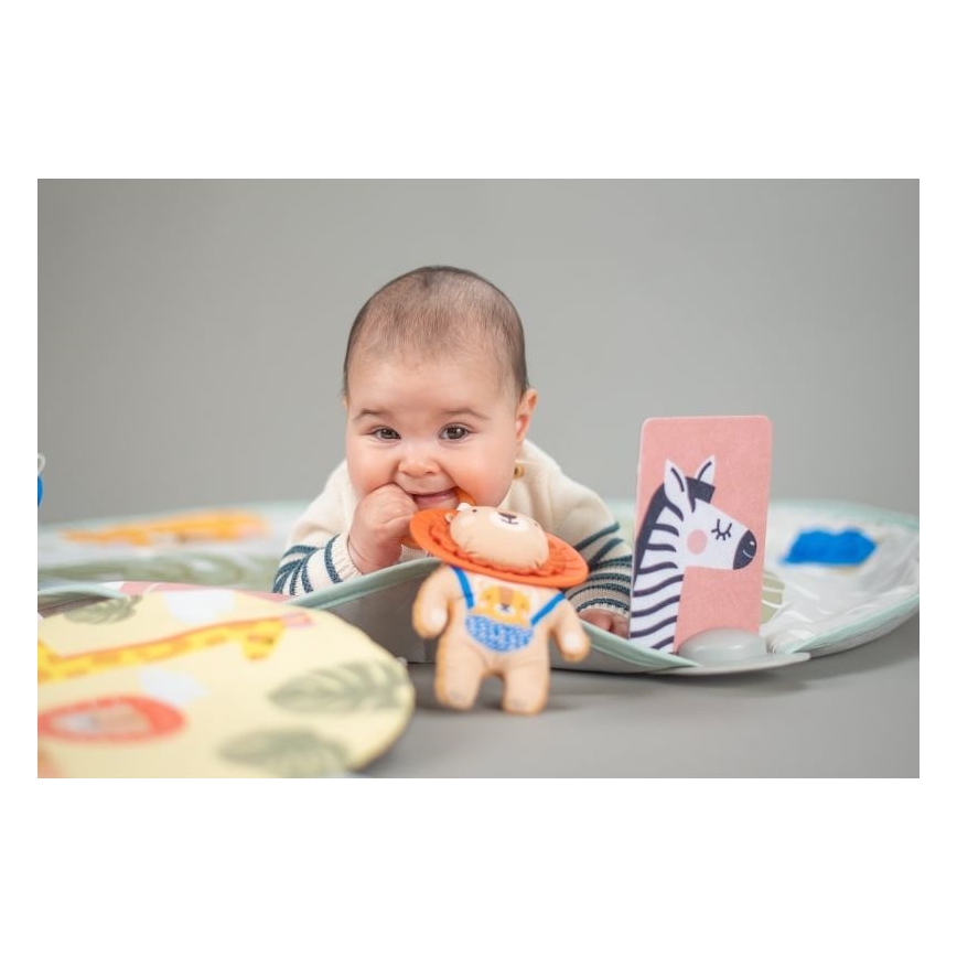 Taf Toys - Lekmatta för barn med trapets savann 2xAAA