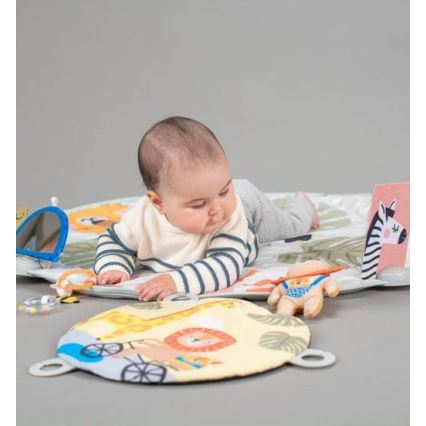Taf Toys - Lekmatta för barn med trapets savann 2xAAA