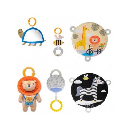 Taf Toys - Lekmatta för barn med trapets savann 2xAAA