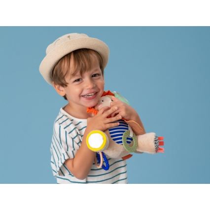 Taf Toys - Plyschleksak med tuggleksak 25 cm lejon