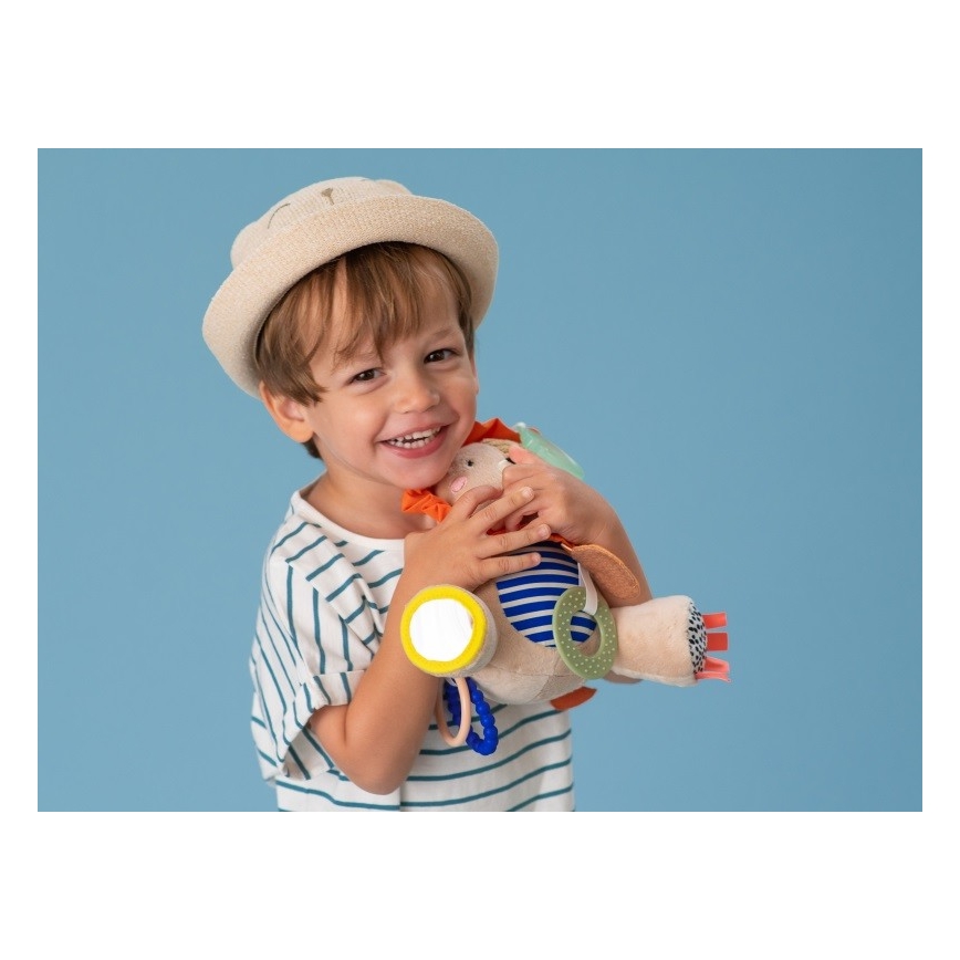 Taf Toys - Plyschleksak med tuggleksak 25 cm lejon