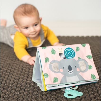Taf Toys - Tygbarnbok med spegel koala