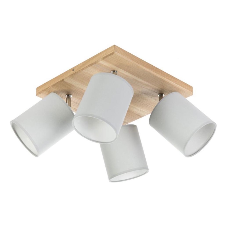 Tak spotlight APRILLIA 4xE27/25W/230V /grå tall