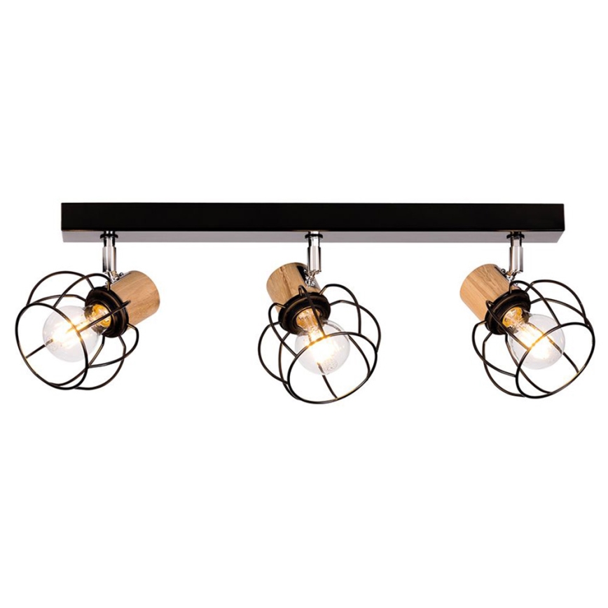 Tak spotlight PHIPHI 3xE27/60W/230V ek - FSC-certifierad