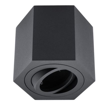 Takbelysning ARENO 1xGU10/30W/230V svart