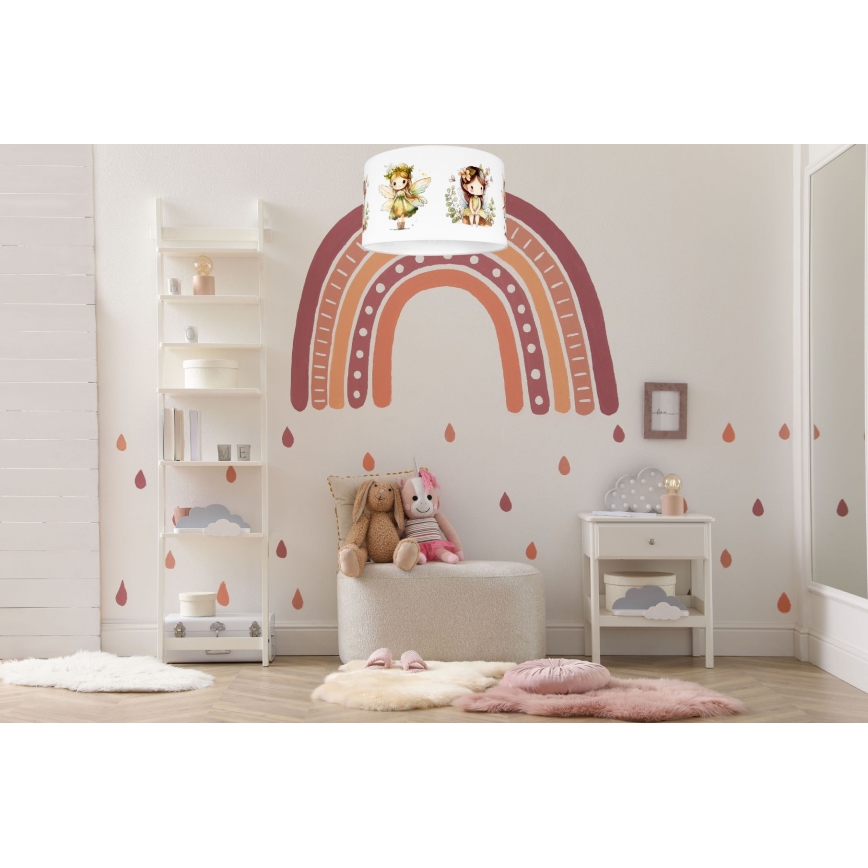 Takbelysning för barn FAIRIES 1xE27/60W/230V