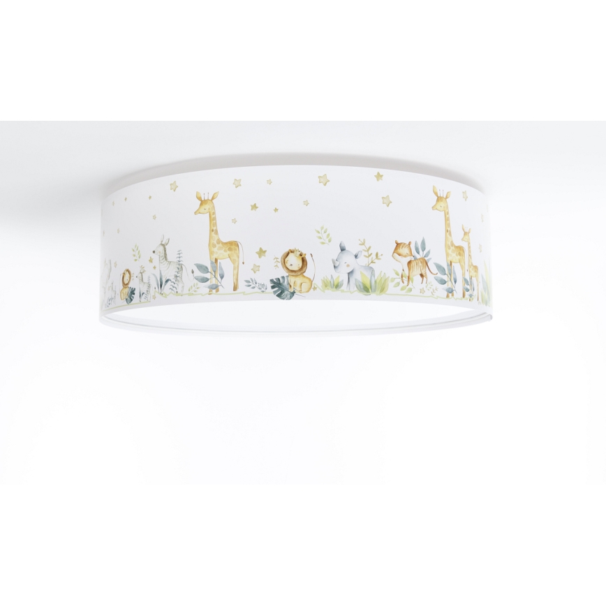 Takbelysning för barn SWEET DREAMS 2xE27/60W/230V diameter 40 cm