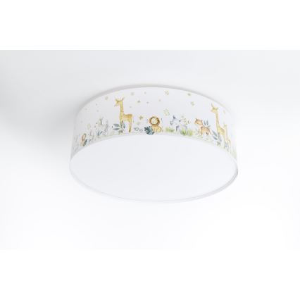 Takbelysning för barn SWEET DREAMS 2xE27/60W/230V diameter 40 cm