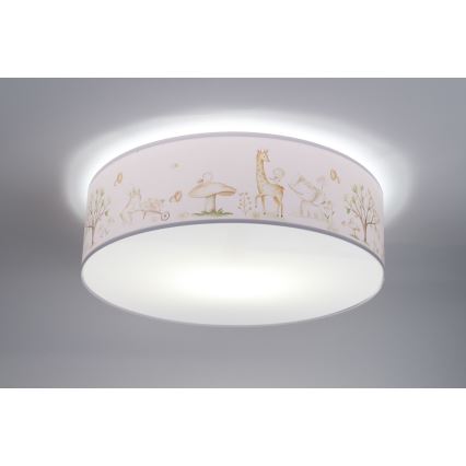 Takbelysning för barn SWEET DREAMS 2xE27/60W/230V diameter 40 cm