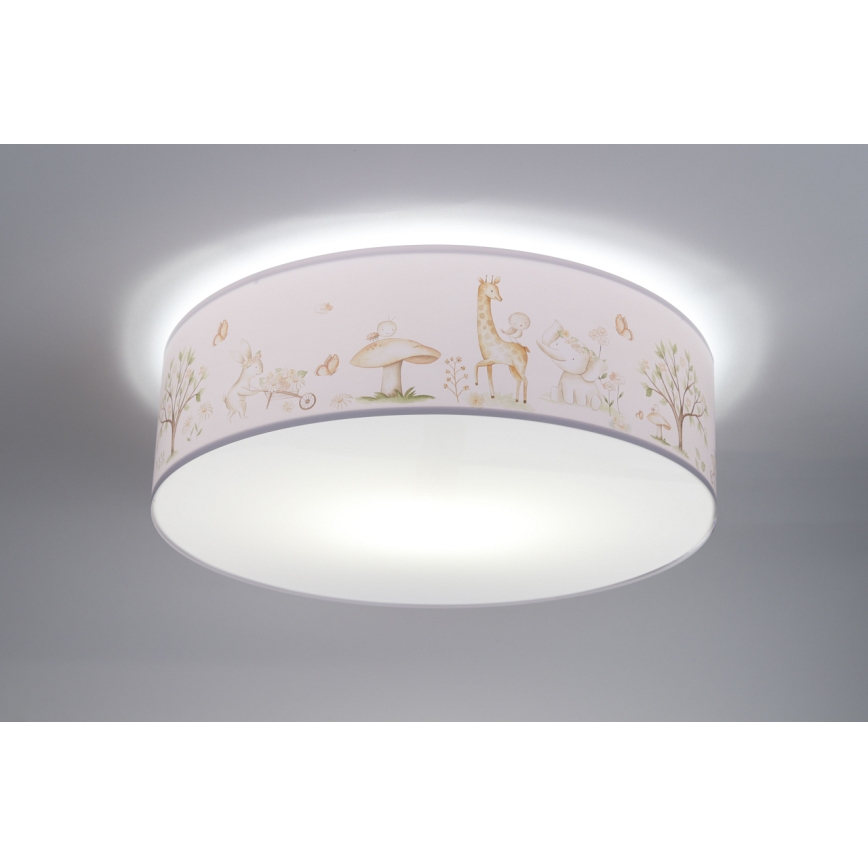 Takbelysning för barn SWEET DREAMS 2xE27/60W/230V diameter 40 cm