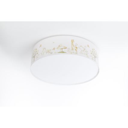 Takbelysning för barn SWEET DREAMS 2xE27/60W/230V diameter 40 cm