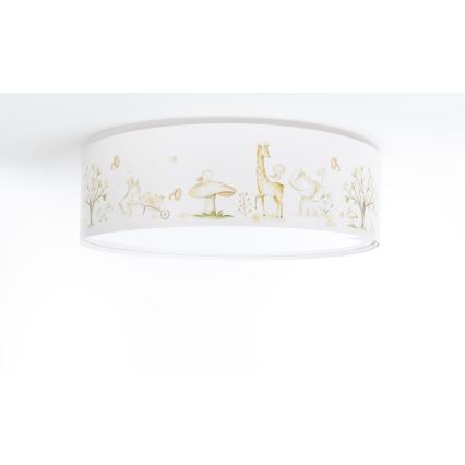 Takbelysning för barn SWEET DREAMS 2xE27/60W/230V diameter 40 cm