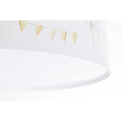 Takbelysning för barn SWEET DREAMS 2xE27/60W/230V diameter 40 cm