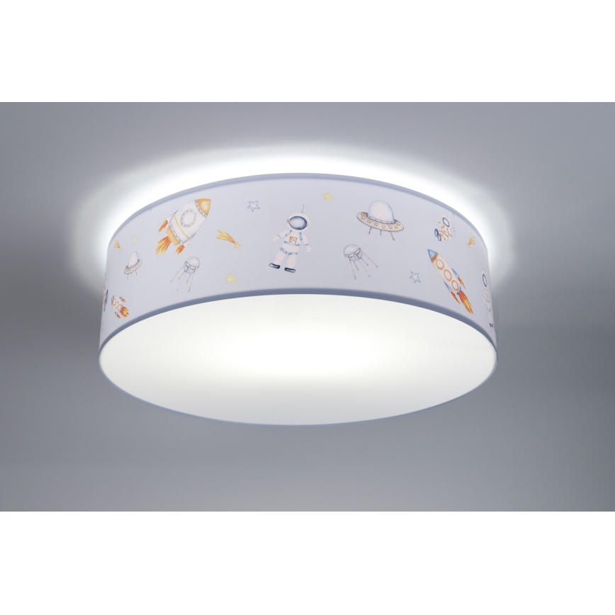 Takbelysning för barn SWEET DREAMS 2xE27/60W/230V diameter 40 cm