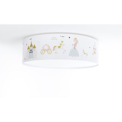 Takbelysning för barn SWEET DREAMS 2xE27/60W/230V diameter 40 cm
