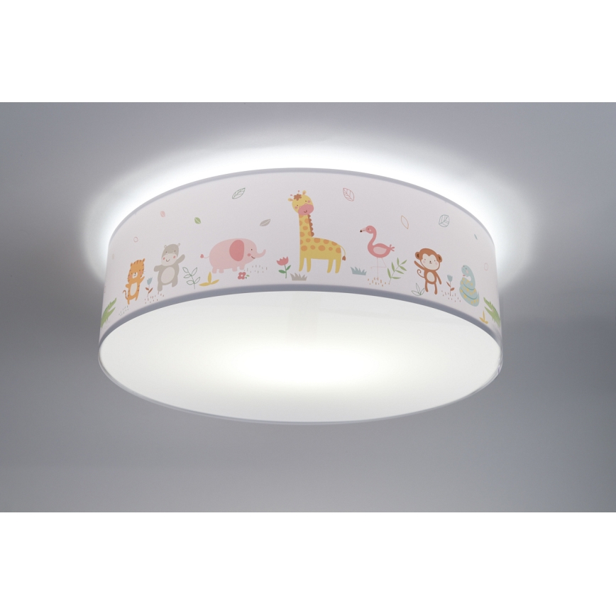 Takbelysning för barn SWEET DREAMS 2xE27/60W/230V diameter 40 cm