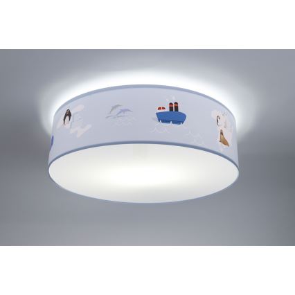 Takbelysning för barn SWEET DREAMS 2xE27/60W/230V diameter 40 cm