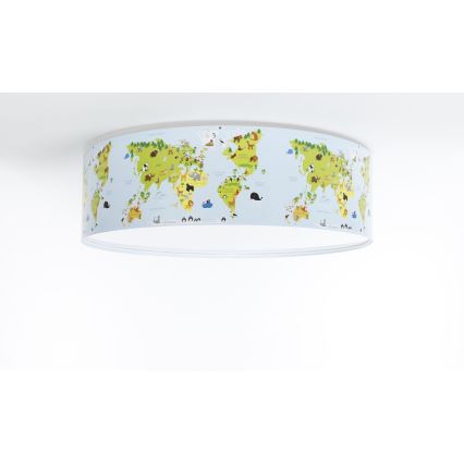 Takbelysning för barn SWEET DREAMS 2xE27/60W/230V diameter 40 cm
