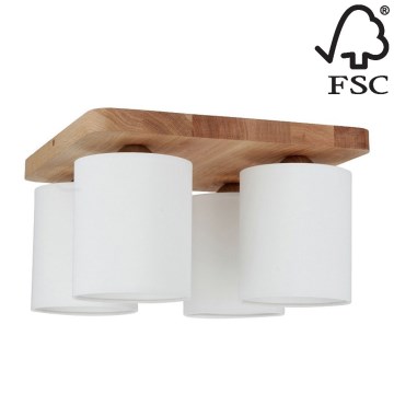 Takbelysning JENTA 4xE27/25W/230V - FSC-certifierad