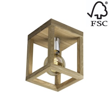Takbelysning KAGO 1xE27/60W/230V matt ek - FSC-certifierad