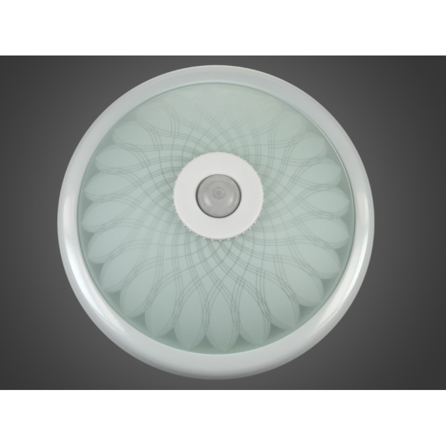 Takbelysning med sensor PLAFON 2xE27/80W/230V