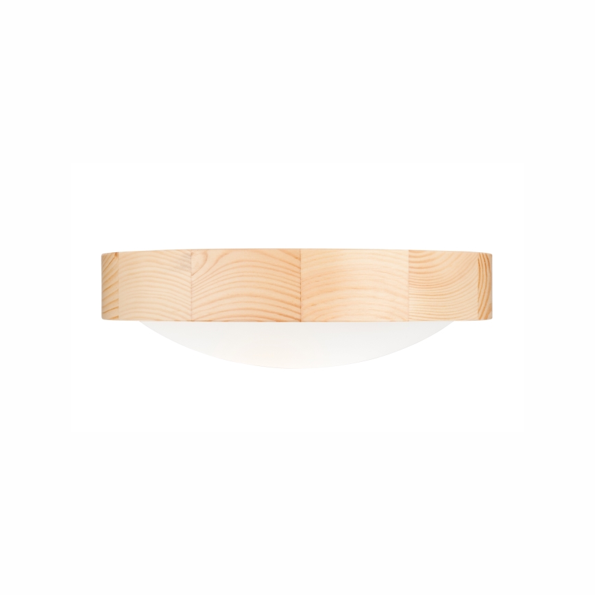 Takbelysning NATURAL SLIM 1xE27/60W/230V ø 27 cm furu
